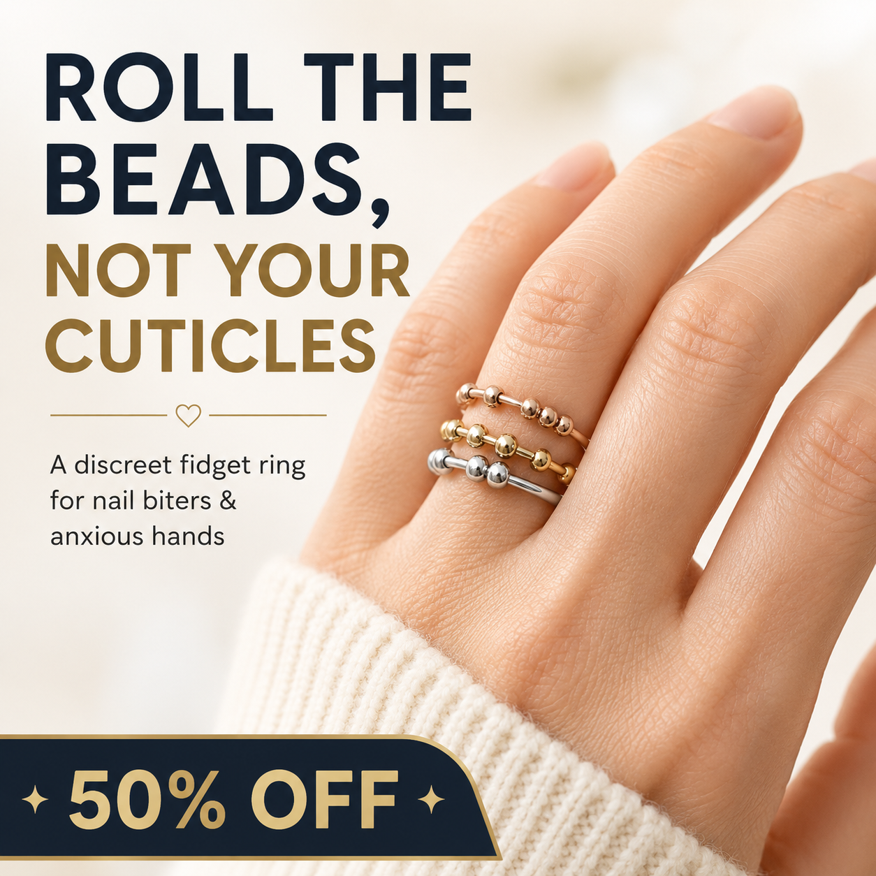 Fidget Beads Ring